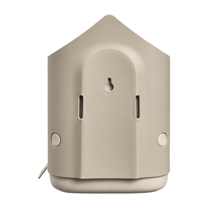 cosy bird feeder 18cm mushroom beige